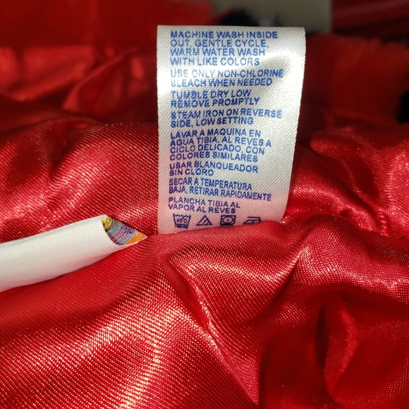 B.T. KIDS RED WITH BLACK SPOTS FAUX FUR JACKET WITH SCOTTISH TERRIERS SIZE 3T - Picture 5 of 8